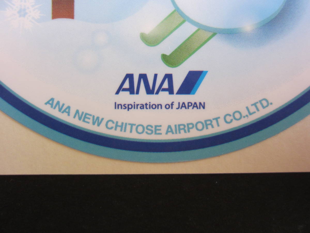 ANA■雪だるま■ANA Inspiration of JAPAN■CTS■新千歳空港■札幌■ANA NEW CHITOSE AIRPORT CO.,LTD.■空港ステッカー_画像2