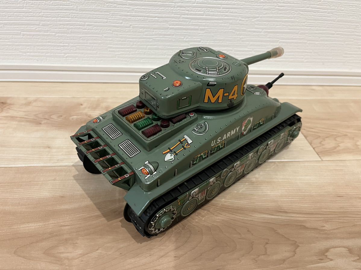 戦車　m-4 コンバットタンク　ブリキ　オブジェ_画像5