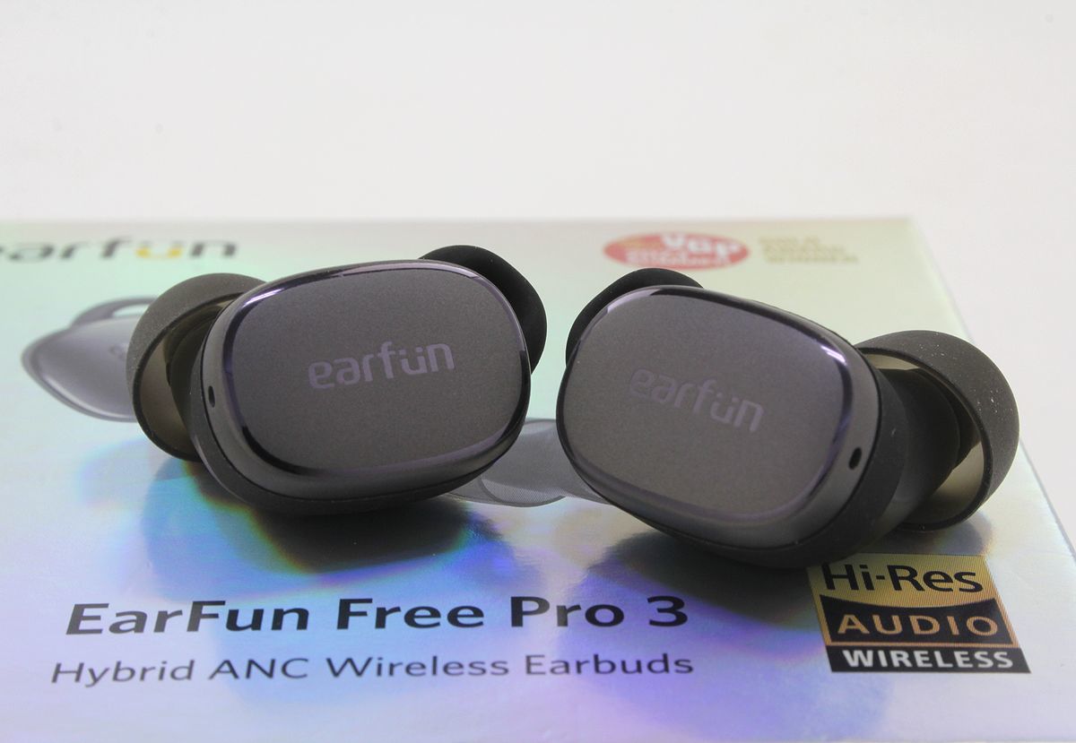 美品★Ear Fun Free Pro3 ワイヤレスイヤホン★ANC/Snapdragon Sound対応/QCC3072チップ/aptX adaptive Bluetooth 5.3_画像1