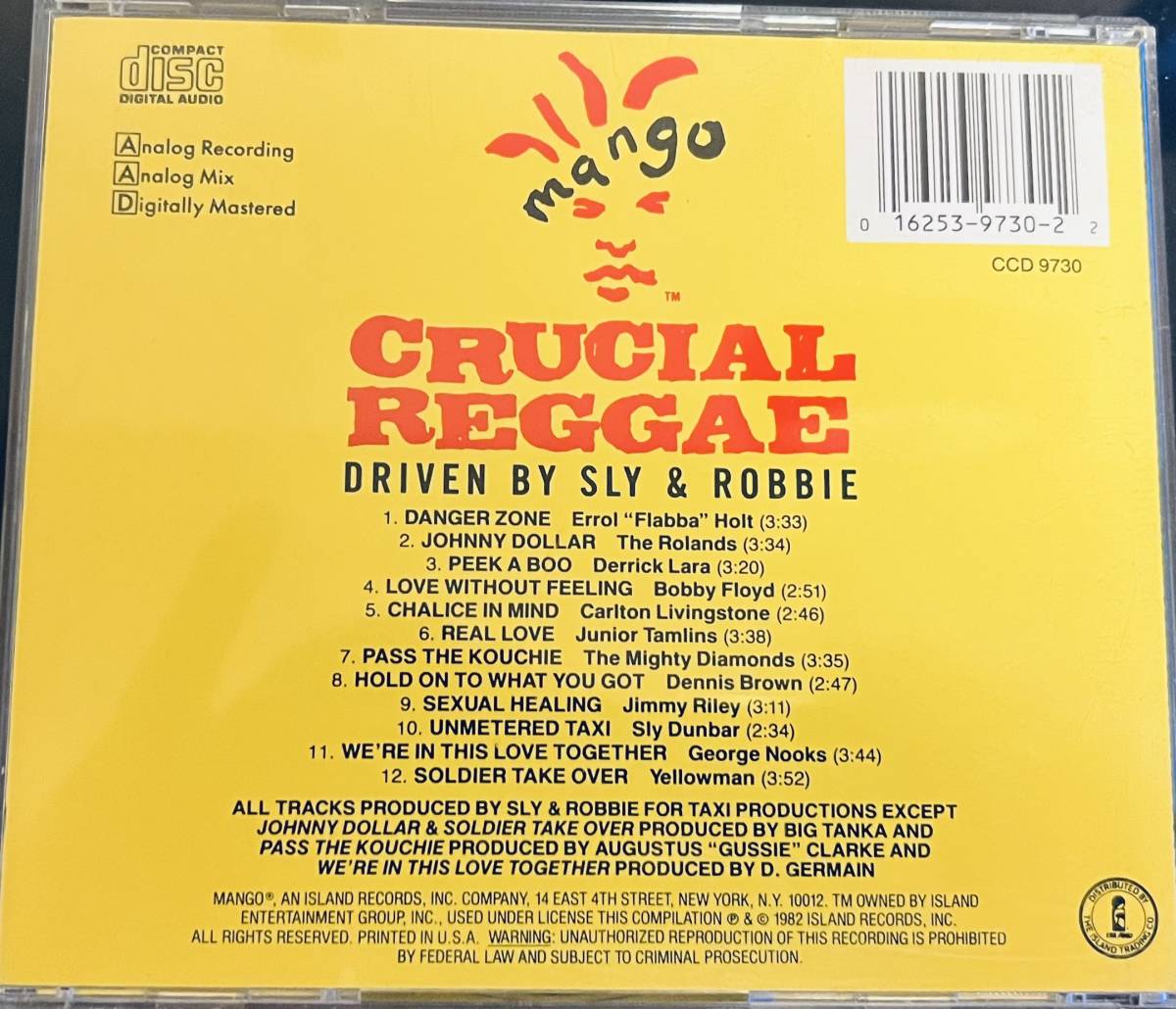 (CD) Various / Crucial Reggae Driven By Sly & Robbie US盤の画像2