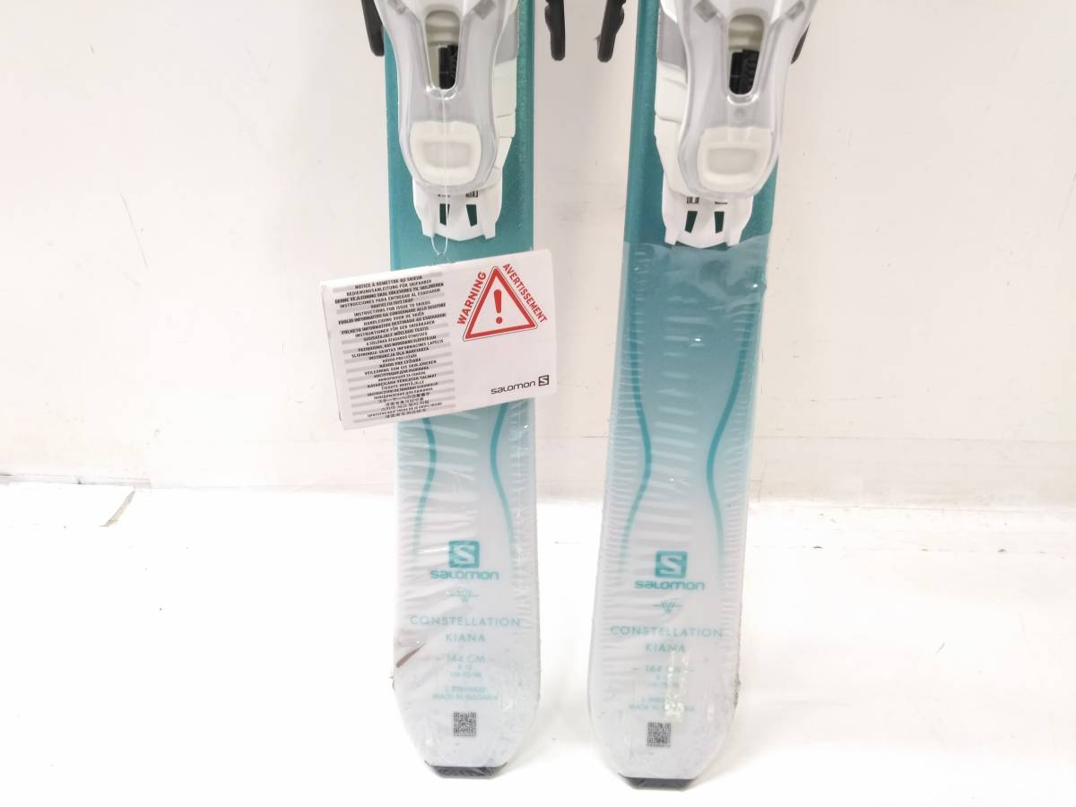 新品/未使用保管品 レディース SALOMON CONSTELLATION KIANA 144cm /調整ビン SALOMON LITHIUM 10 カービングスキー [2-315E] @140_画像4