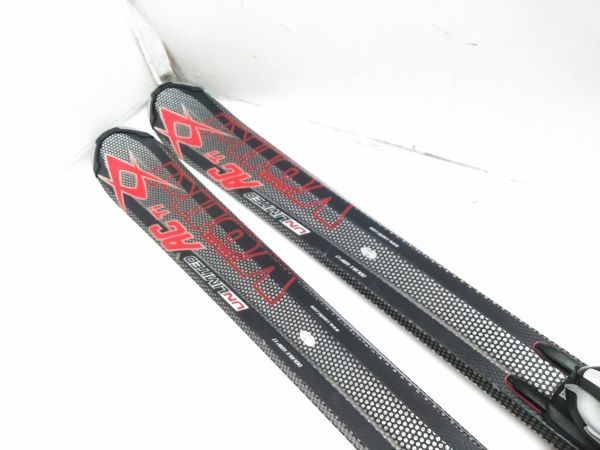 ◇VOLKL フォルクル UN LIMITED AC Ti 163cm / 調整レールビン MARKER LT MOTION カービングスキー ストック ケース付き 0202E17 @140 ◇_画像3