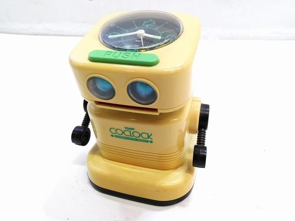 □ジャンク品 TOMY トミー COCLOCK コックロック 目覚まし時計 ALARM CLOCK ROBOT アンティーク 玩具 昭和 レトロ A-2-17-3 @60□_画像1