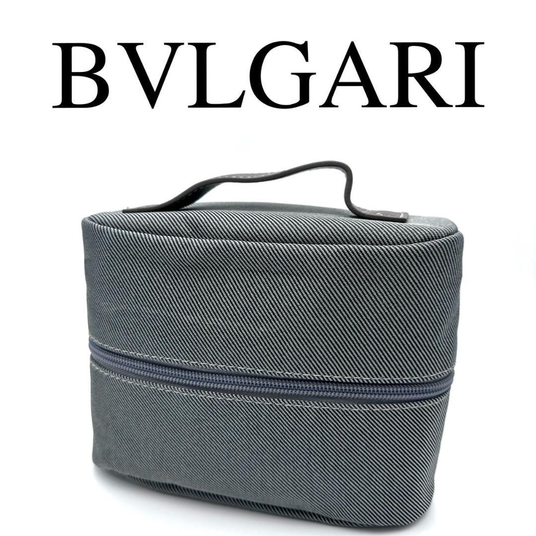 BVLGARI ブルガリ ポーチ 小物入れ ロゴ金具 ワンポイントロゴ_画像1