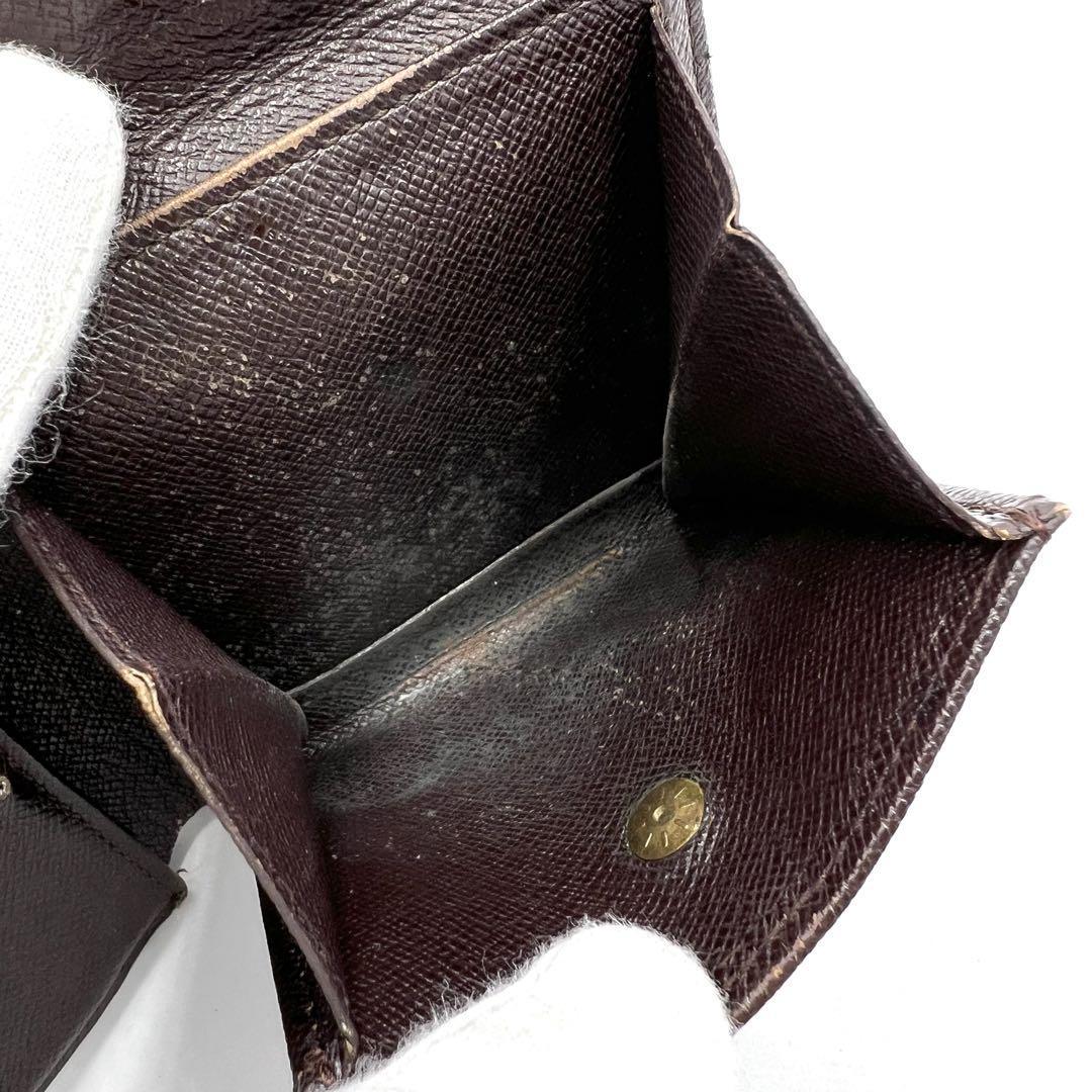 Louis Vuitton ルイヴィトン 折り財布 ダミエ ブラウン系 総柄の画像8