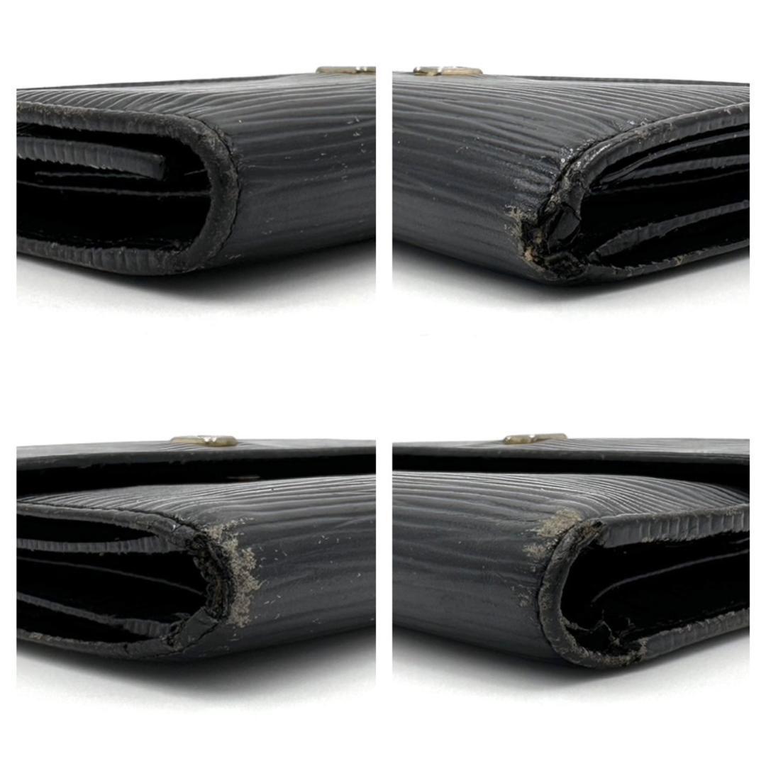 FENDI フェンディ 折り財布 FFロゴ ワンポイントロゴ レザー ブラックの画像4