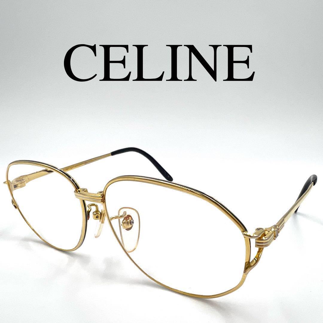 CELINE セリーヌ メガネ 眼鏡 度入り CL-831 マカダム ケース付き_画像1