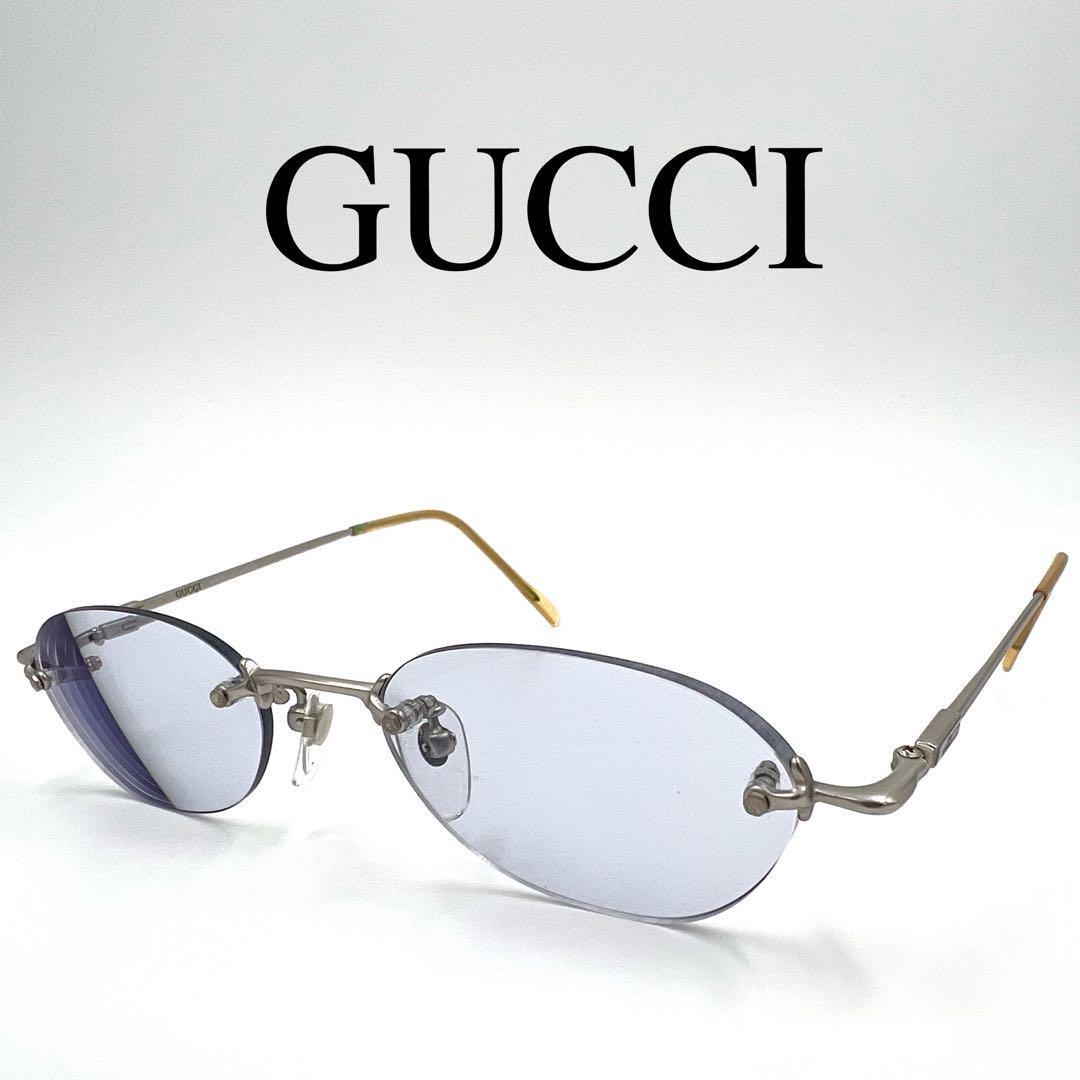 GUCCI グッチ メガネ 眼鏡 度入り GG-9004J リムレス ケース付き GUCCI グッチ メガネ 眼鏡 度入り GG-9004J リムレス ケース付き
