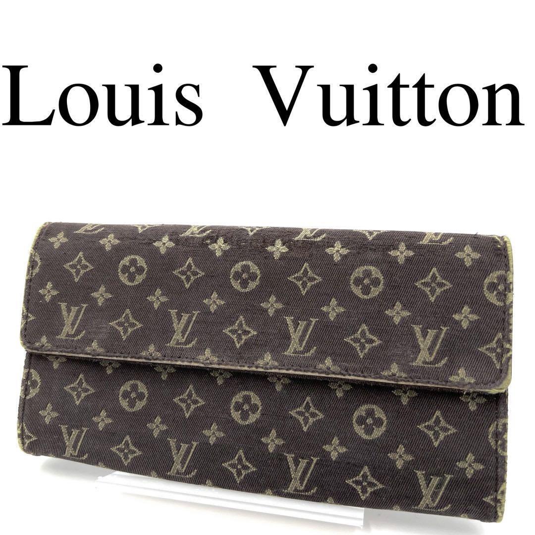 Louis Vuitton ルイヴィトン 長財布 モノグラム ミニ ロゴ金具