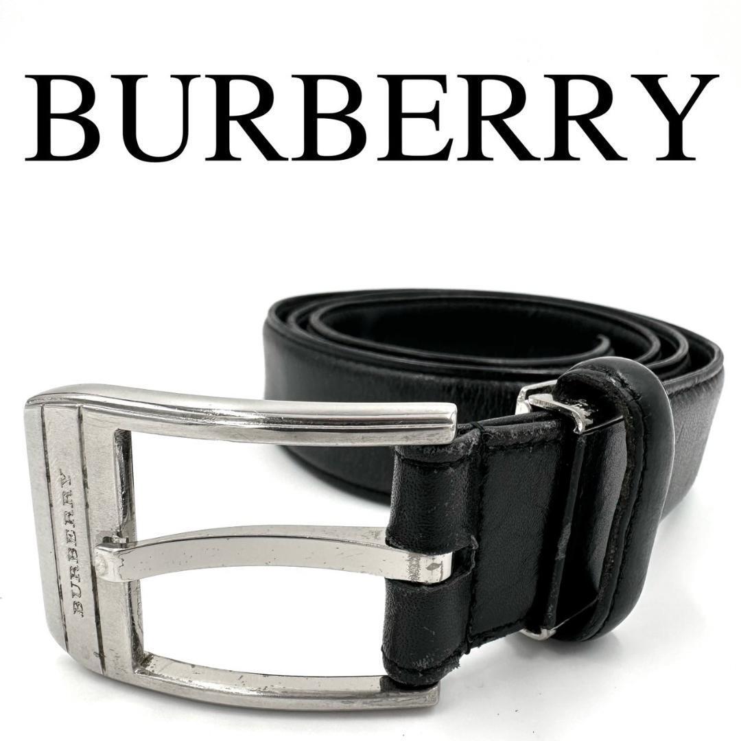 BURBERRY バーバリー ベルト ロゴバックル レザー ワンポイントロゴ_画像1