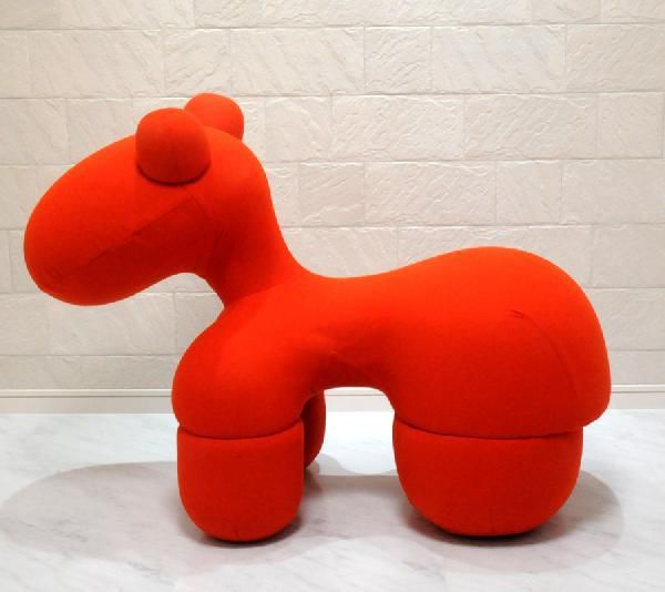ポニーチェア エーロ・アールニオ デザイン オレンジ　pony chair orange Eero Aarnio オブジェ_画像2