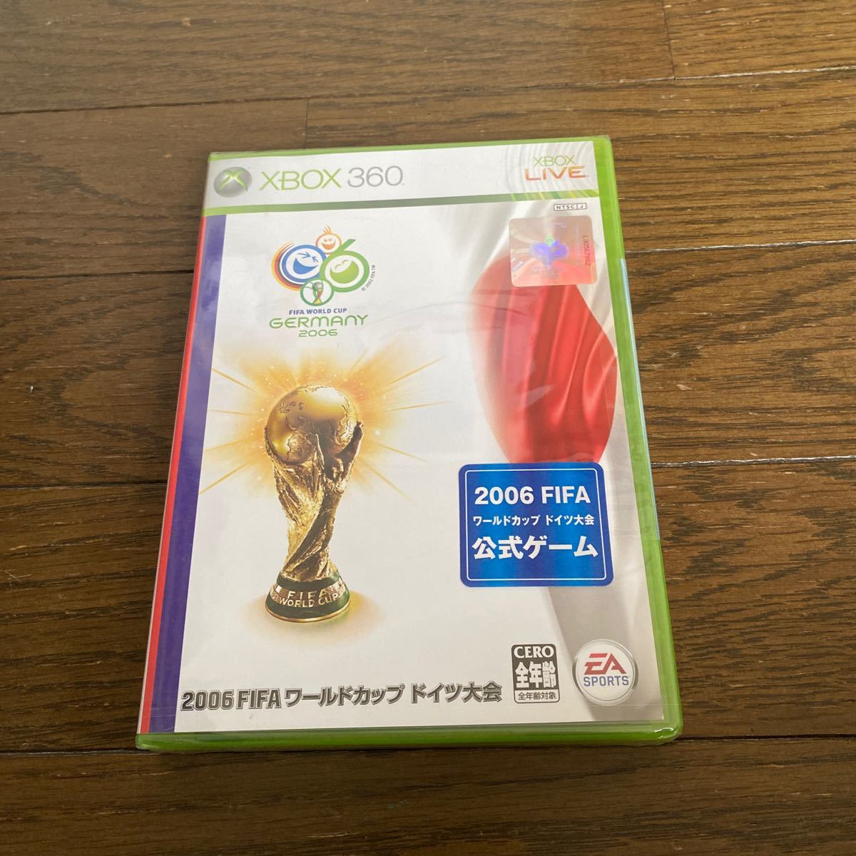 未開封品　デッドストック　倉庫保管品　XBOX360 2006 FIFA ワールドカップ　ドイツ大会　EA SPORTS LIVE germany WORLD CUP_画像1