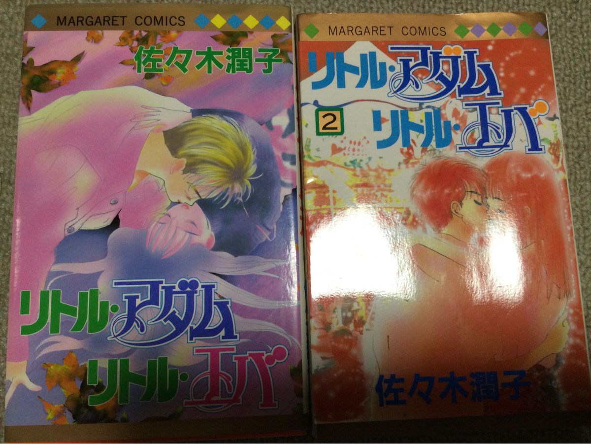 リトル・アダム　リトル・エバ （マーガレットコミックス　２５２７） 佐々木潤子／著　1巻　2巻　リトルアダムリトルエバ　セット