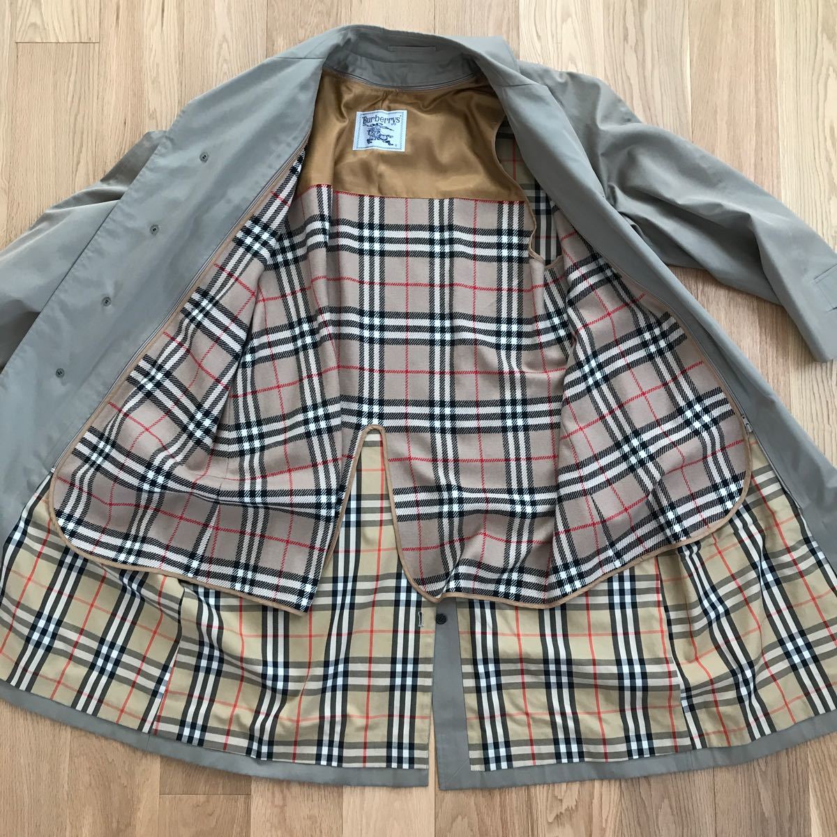 Burberrys ステンカラーコート 90s ライナー付き コットン100 Burberrys ステンカラーコート 90s ライナー付き コットン100