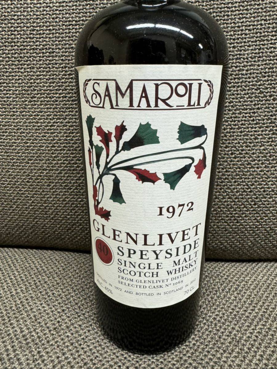 グレンリベット 40年 1972-2012 45% 700ml SAMAROLI Glenlivet