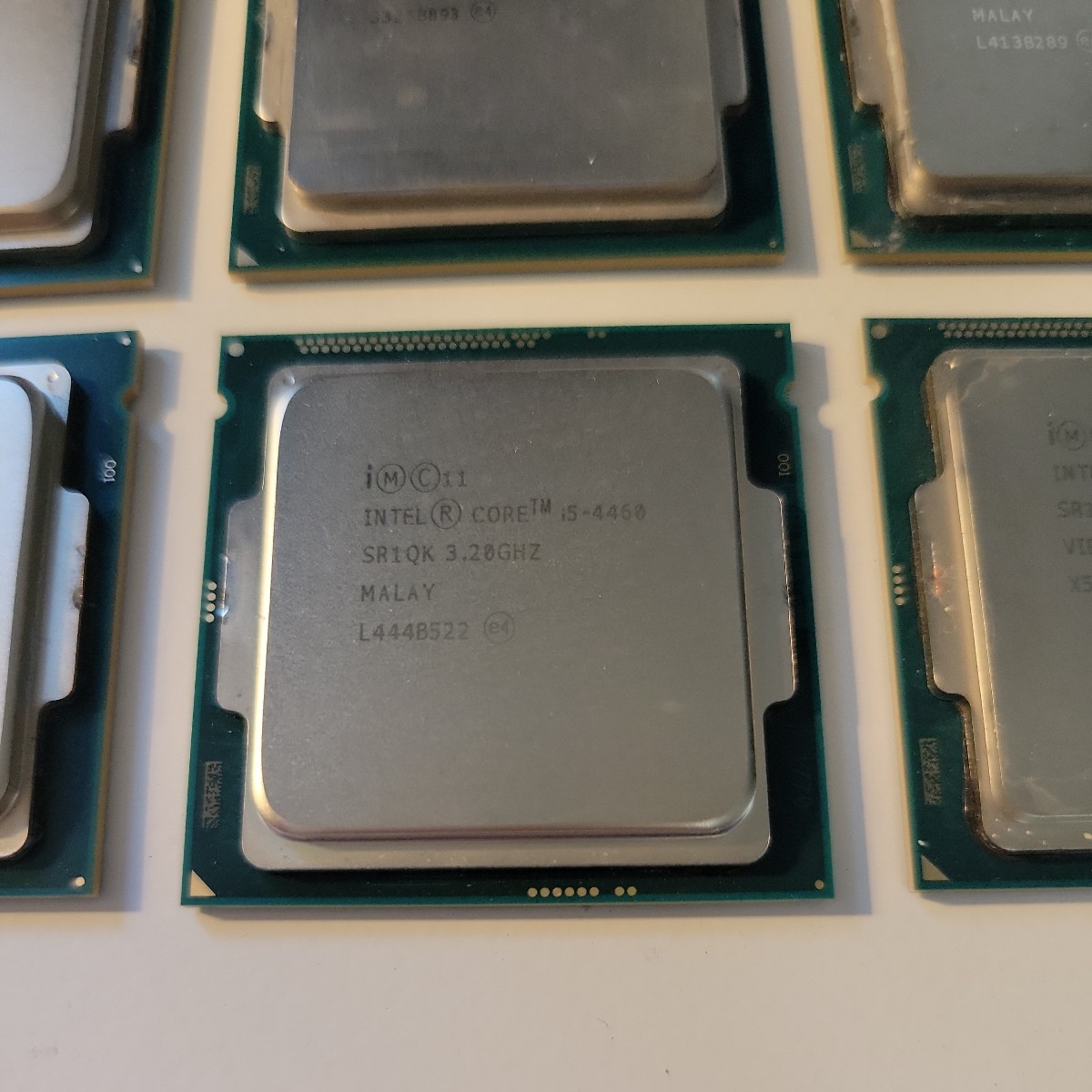 i5 第4世代 6枚セット CPU Intel 中古 i5-4590×2 i5-4460×3 i5-4570 BIOS起動確認済_画像5