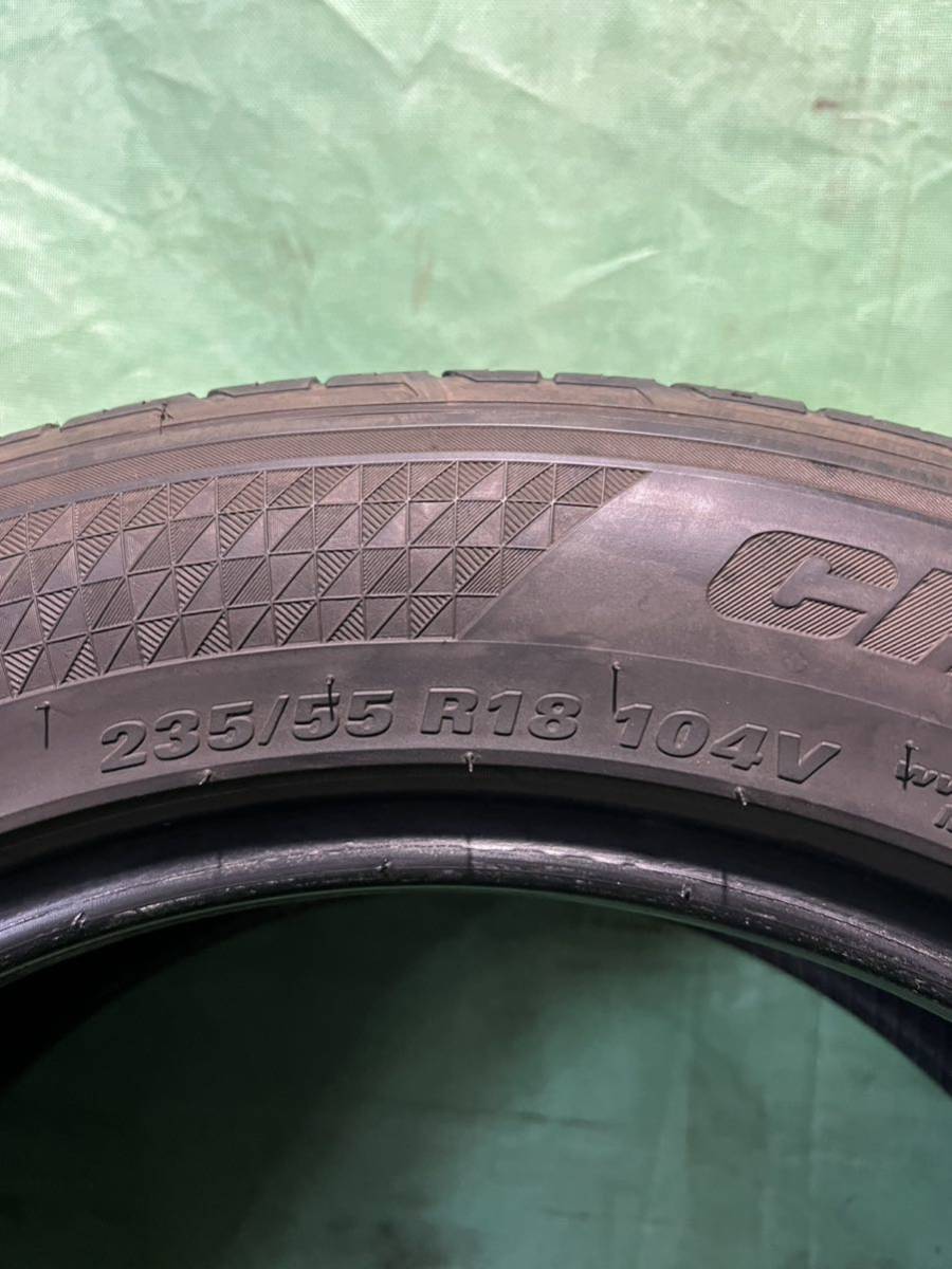 235/55R18 104V KUMHO GRUGEN HP71タイヤ 4本2021年製 送料無料の画像8