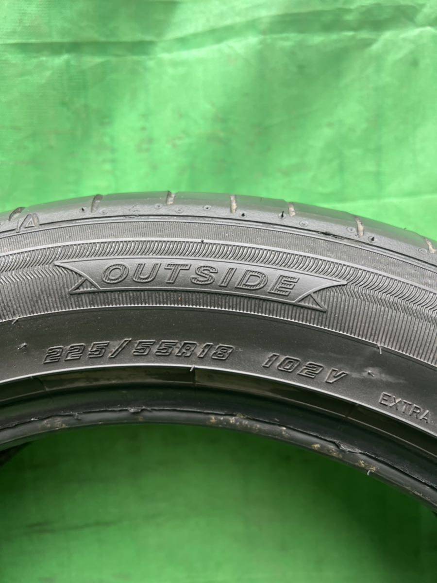 225/55R18 102V GOODYEAR EAGLE RVFタイヤ 2本2020年製　送料無料_画像7