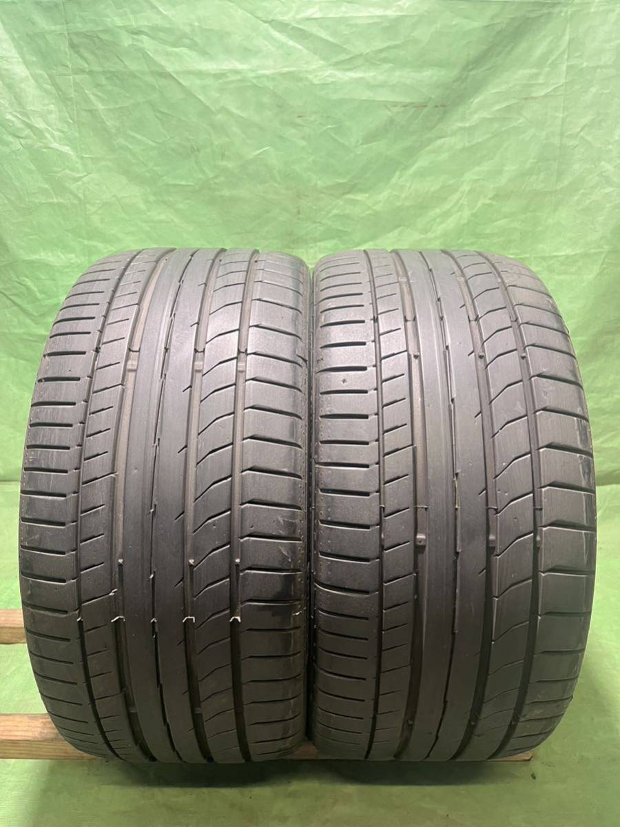 255/35R18 94Y Continental ContiSportContact5タイヤ 2本2020年製　送料無料_画像1