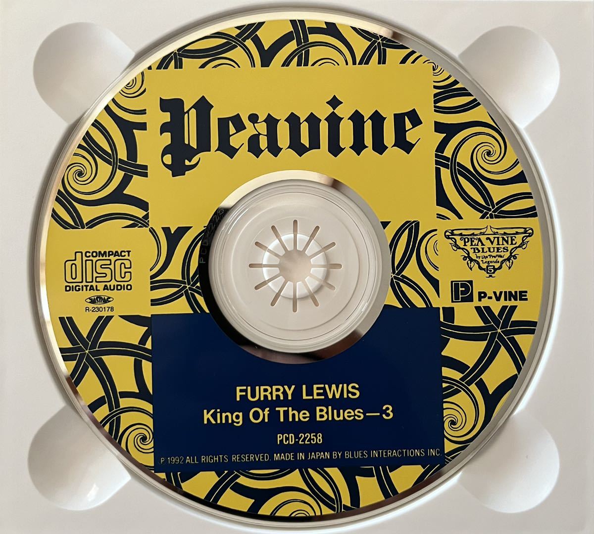 CD美品 国内盤★Furry Lewis / King Of The Blues 3★ファリー・ルイス / キング・オブ・ザ・ブルース3★PCD-2258 解説・歌詞・帯付の画像3