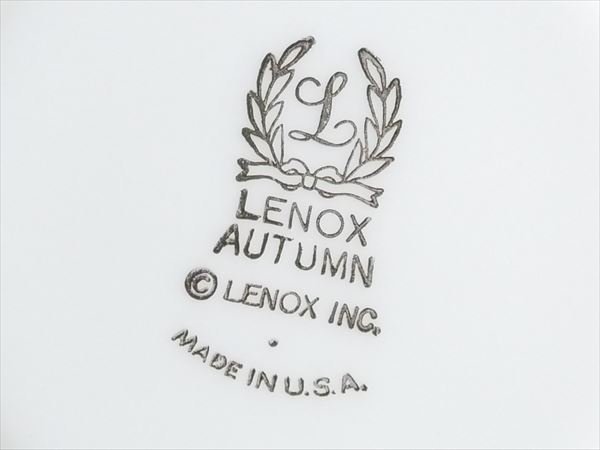 k575 LENOX レノックス AUTUMN ① カップ＆ソーサー 4客_画像6