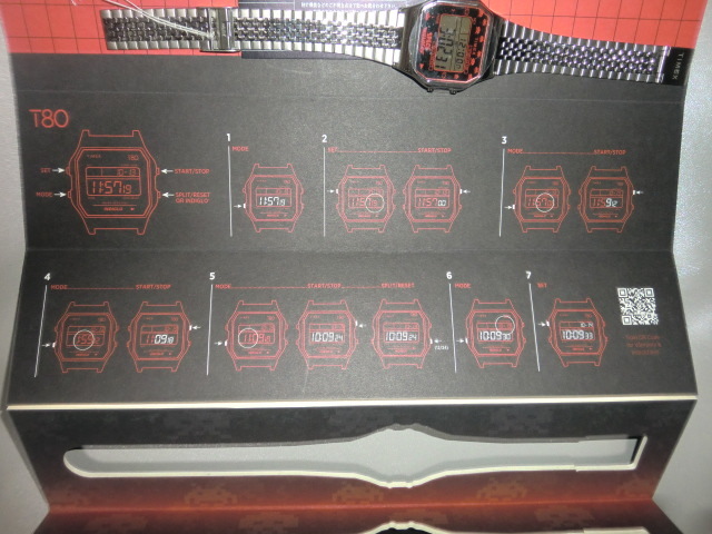 TIMEX80 スペースインベーダー シルバー タイメックス 金属製 タイトー_画像8