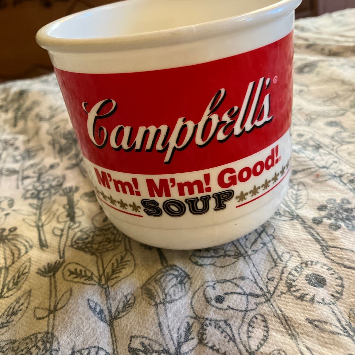 キャンベルスープマグカップ Campbell ヴィンテージ プラスチック製アンティーク アメリカン雑貨 1992_画像2