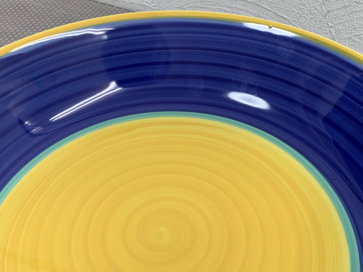 ☆食器 ピアワン/Pier1 イタリア製 カラフル 大皿/プレート 約31.5cm☆の画像4