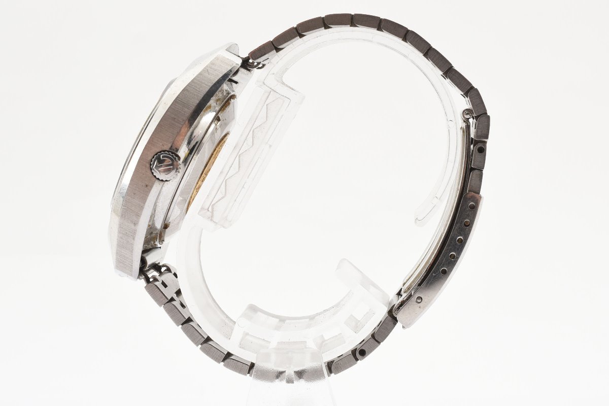 稼働品 ラドー マンチェスター サファイア メダリオン デイト カットガラス 自動巻き メンズ 腕時計 RADO_画像5