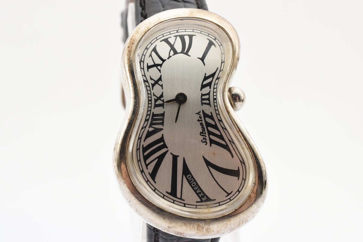 サルバトール・ダリ ソフトウォッチ 記憶の固執 柔らかい時計 溶ける時計 クォーツ レディース 腕時計 Softwatch Salvador Daliの画像1