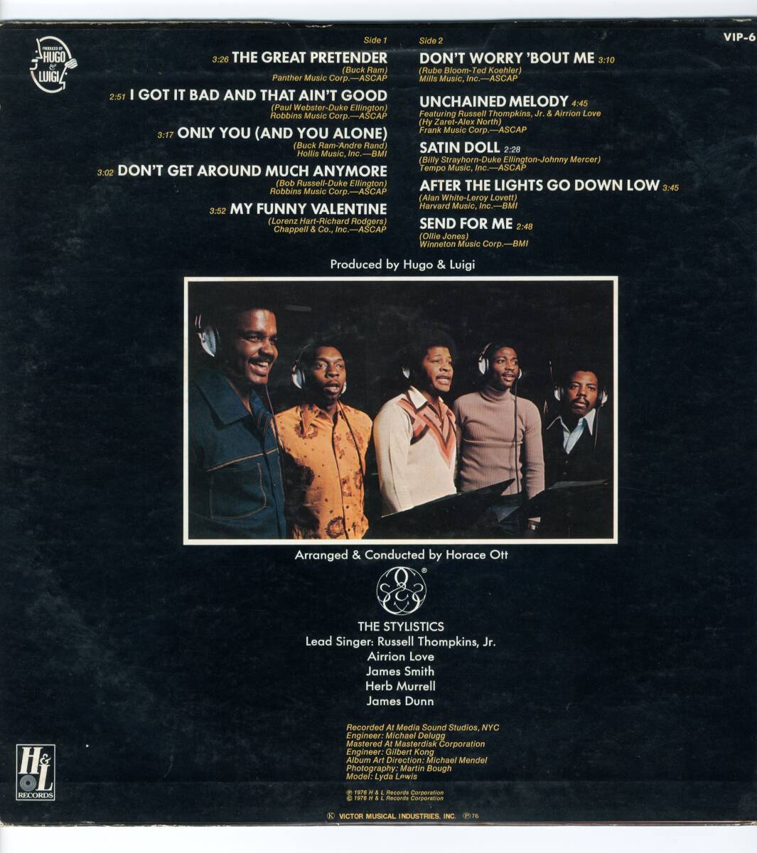 LP スタイリスティックス 想い出のジューク・ボックス THE STYLISTICS / ONCE UPON A JUKE BOX【Y-816】の画像2