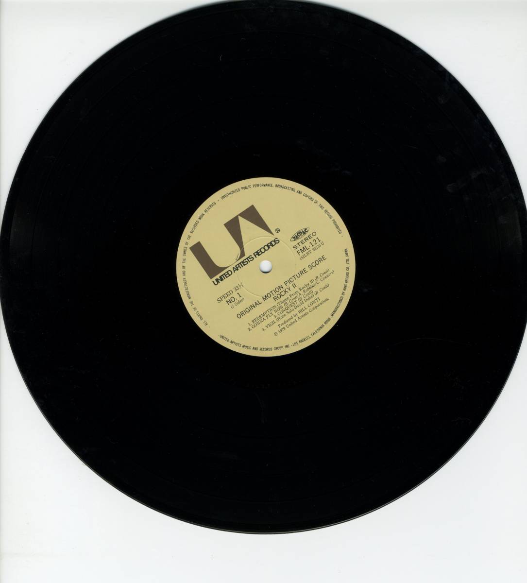 LP サントラ盤 ビル・コンティ ロッキー2 ROCKY Ⅱ 【Y-666】の画像4