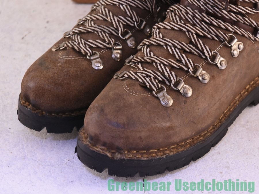 X685* Italy made [Thom MCAN] Vintage trekking boots wise small . tea Brown men's 9.5 27.5cm