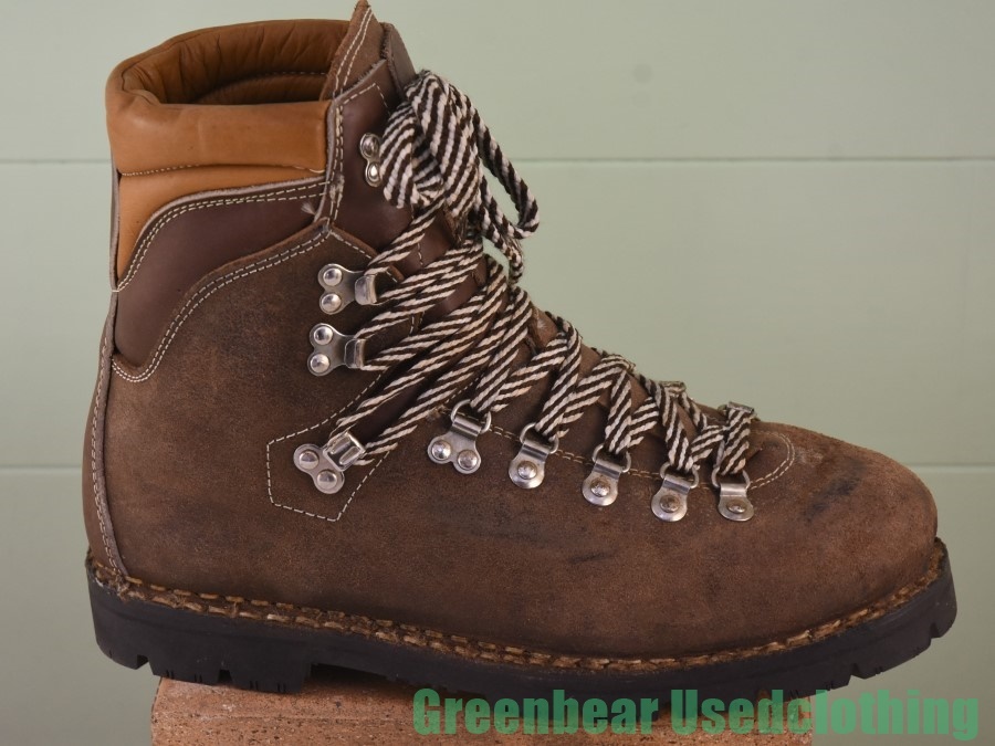 X685* Italy made [Thom MCAN] Vintage trekking boots wise small . tea Brown men's 9.5 27.5cm
