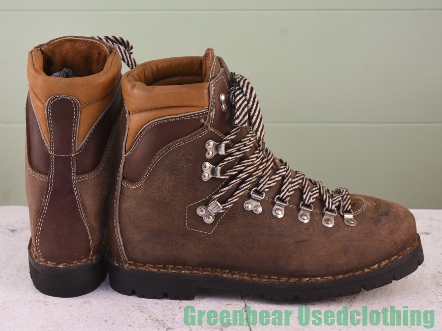 X685* Italy made [Thom MCAN] Vintage trekking boots wise small . tea Brown men's 9.5 27.5cm