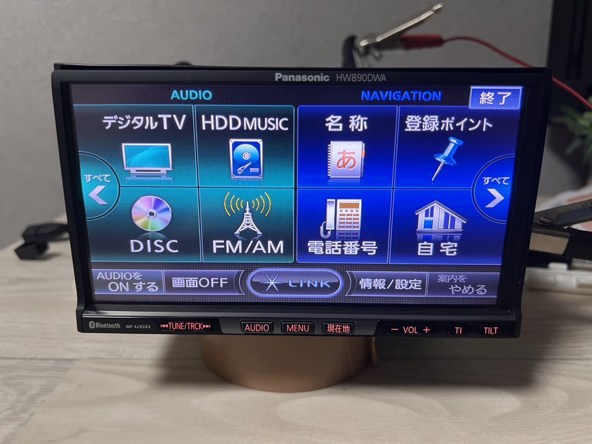 CN-HW890DWA Panasonic ストラーダ DVD再生 Bluetooth テレビ フルセグ SDカード iPod CD録音HDD再生の画像3