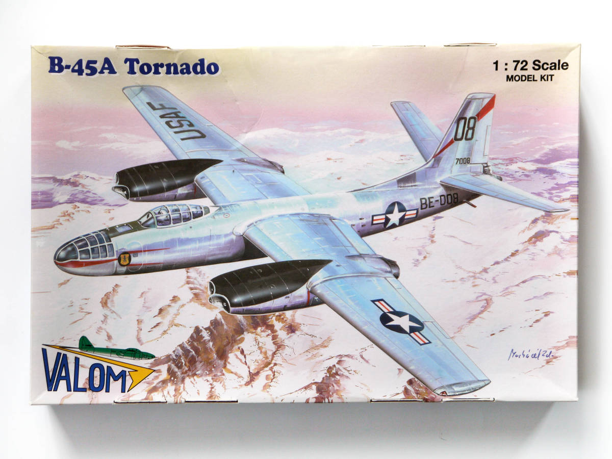 =☆= 1/72 B-45A TORNADO VALOM アメリカ 空軍 軍用機 未開封・未組立_VALOM 1/72 B-45A 未開封・未組立