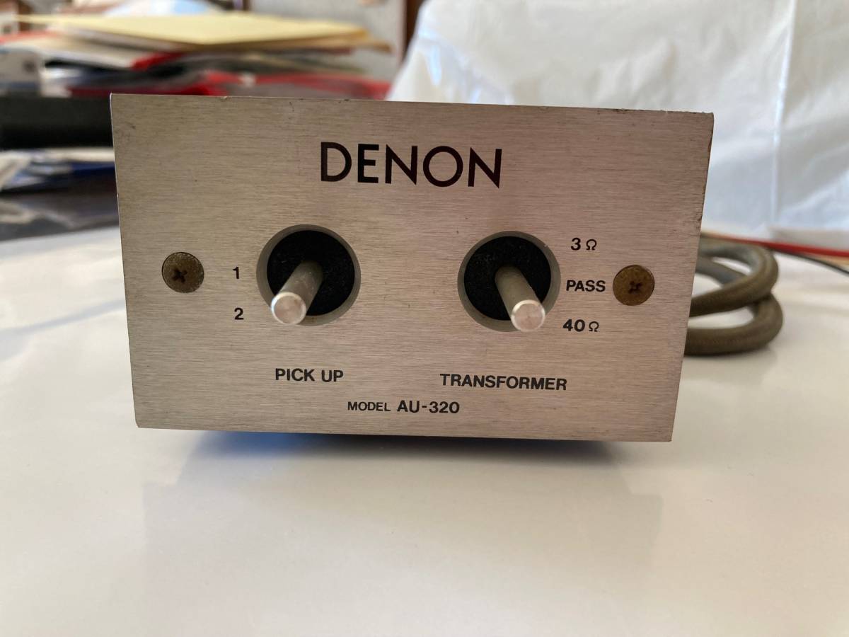 MCカートリッジ用昇圧トランス　DENON AU-320（中古品）_画像1