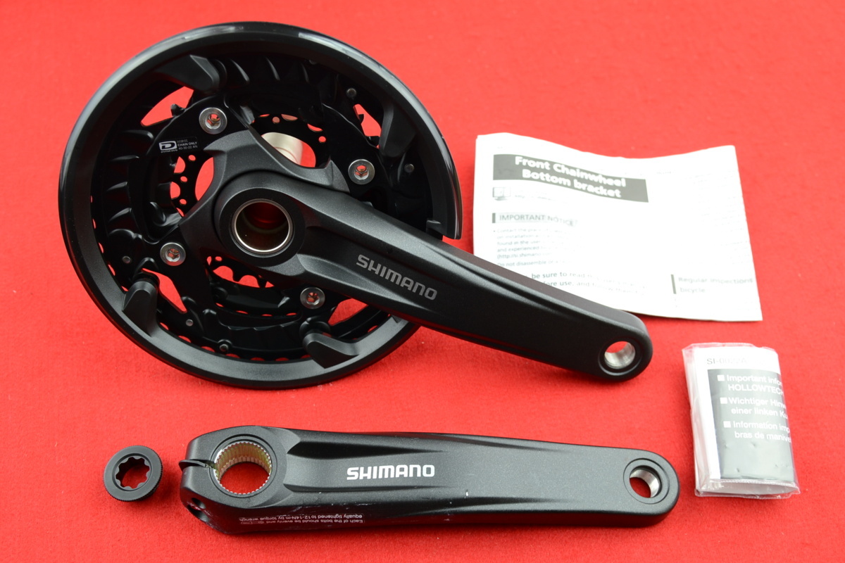 新品★SHIMANO◆FC-MT500★シマノ★ホローテック2★40-30-22T★チェーンガード取外し可能★ D1_画像1