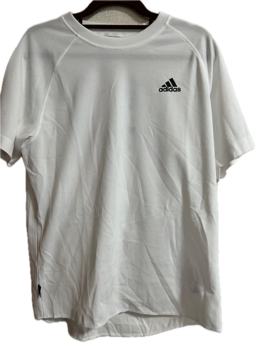 アディダス adidas 半袖Tシャツ ワンポイントロゴ スポーツウエア Clima 365 M 希少 不可能なんてありえない