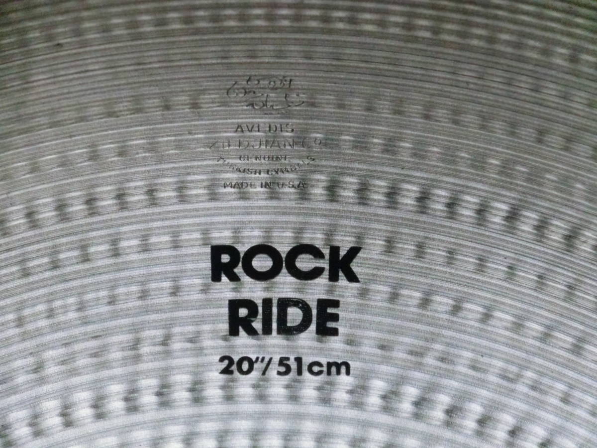 ☆★送料無料！★美品★Aジルジャン ロック・ライド 20インチ★A Zildjian Rock Ride 20/51cm★☆_画像5