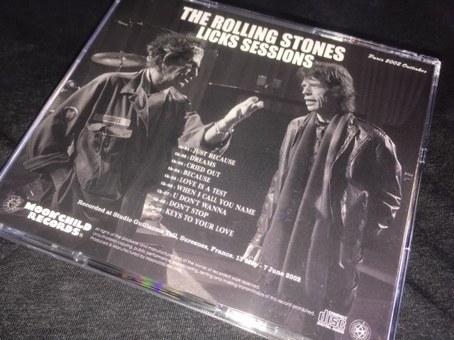 ●Rolling Stones -「Licks Sessions」Paris 2002 Outtakes : Moon Child ベロマークジャケット/プレス1CD_画像3