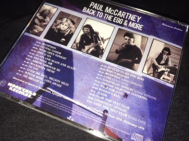 ●Paul McCartney - Back To The Egg & More Ultimate Archive : Moon Child プレス1CD_画像3