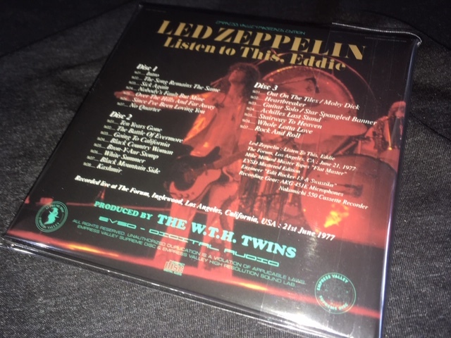 ●Led Zeppelin - Listen to This, Eddie Remaster Version : Empress Valley プレス3CD見開き紙ジャケット_画像2