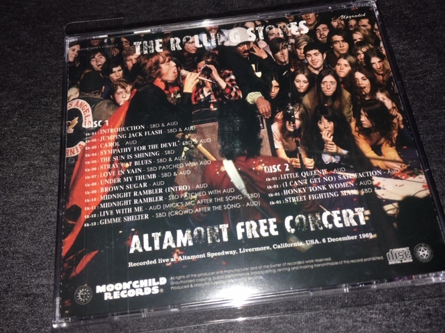 ●Rolling Stones - Altamont Free Concert : Moon Child プレス2CD_画像2