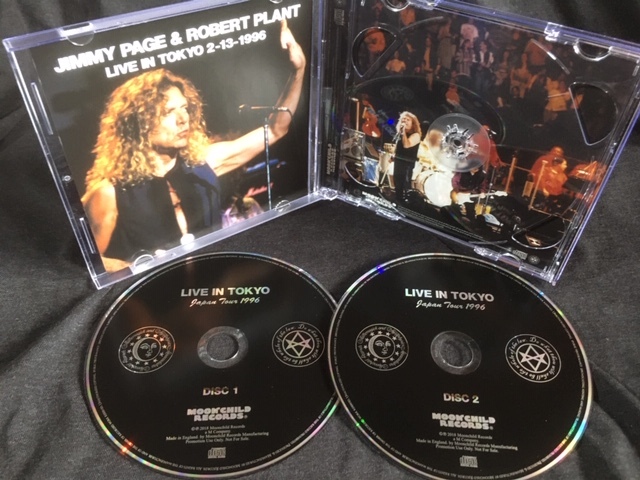 ●Jimmy Page & Robert Plant - Live In Tokyo 1996 : Moon Child プレス2CD_画像2