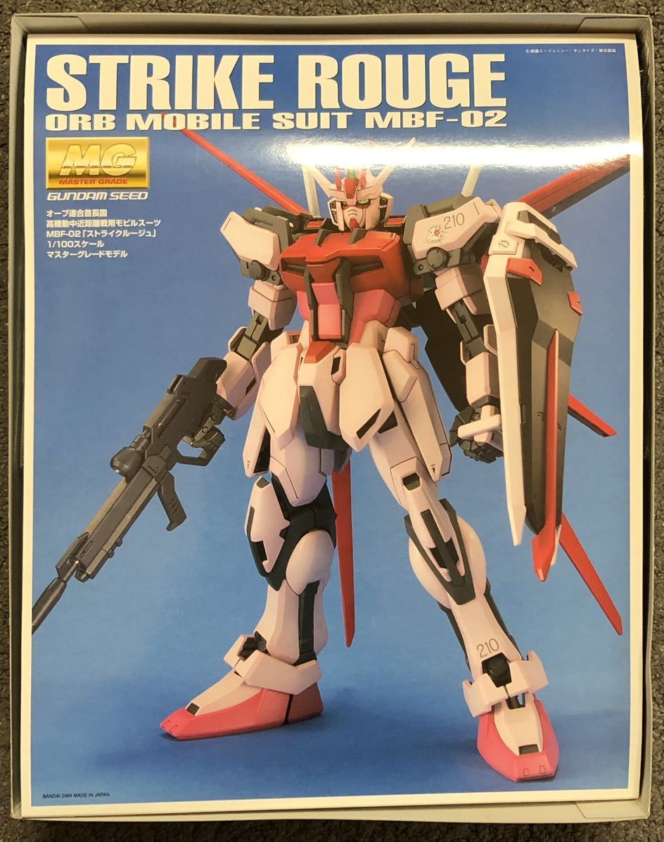 バンダイ MG 1/100 MBF-02 ストライクルージュ 機動戦士ガンダムSEED ガンプラ 未組立 _画像5