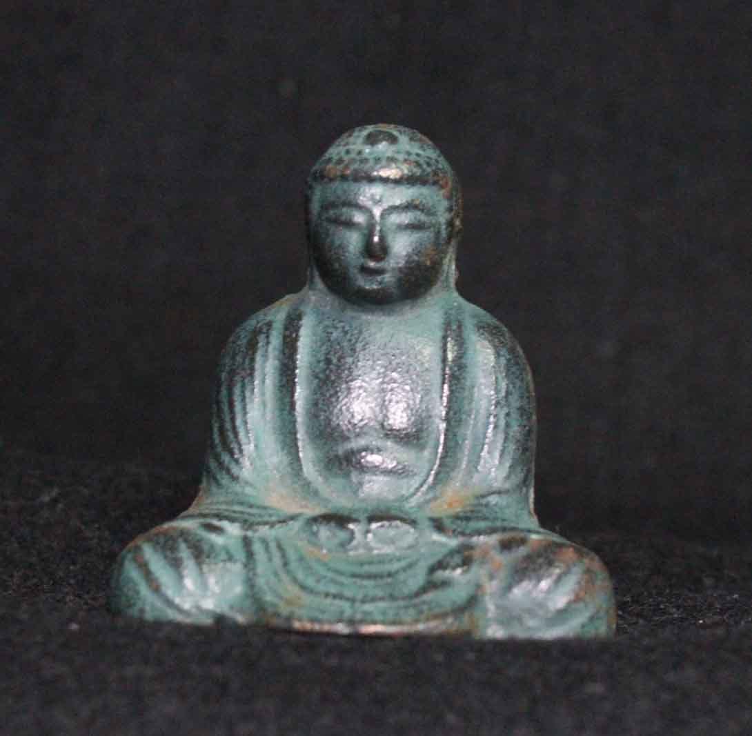 仏教美術◆仏像　置物　6.5cm◆鉄製　ペーパーウエイト　文鎮_画像7