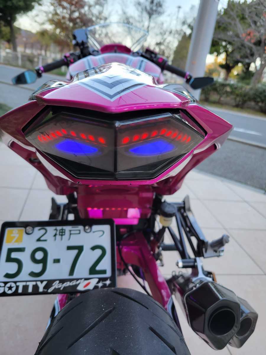 カワサキ　＜世界に一台＞　ニンジャ２５０㏄フルカスタム　イベント車両　綺麗　総額　４５０万以上　　ETC　《今がお得く》_画像8