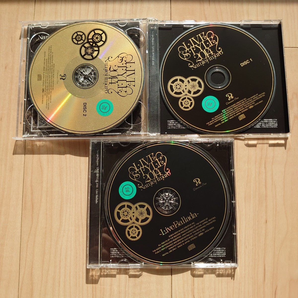 【送料無料！】安室奈美恵　LIVE　STYLE　2014　ライブCD3枚セット　非売品　希少_画像2